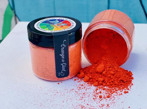 DIY Making Powder/Orange U Glad/DIY Paint