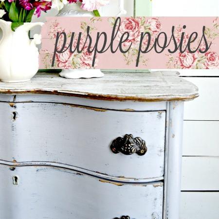 Purple Posies- Sweet Pickins Milk Paint