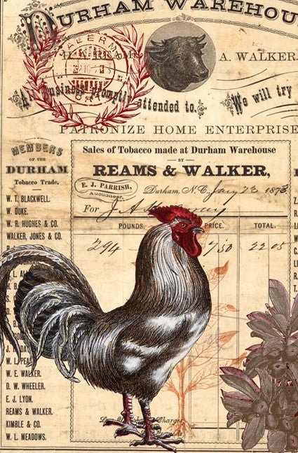 Red Rooster- Roycycled Decoupage Paper