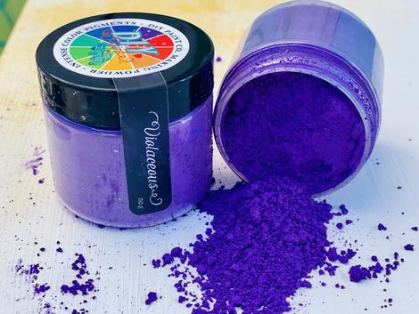 DIY Making Powder/Violaceous/DIY Paint