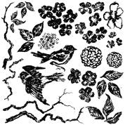 Birds and Branches Decor Stamp